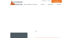 Desktop Screenshot of miroiteriesdubrulle.com